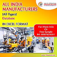 Indian Manufacturers Directory | Manufacturing Industries List in India -99DataCd