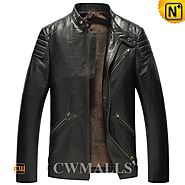 CWMALLS Leather Motorcycle Jacket CW850403