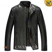 CWMALLS Mens Designer Moto Jacket CW850401