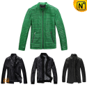 Mens Designer Leather Jacket CW138490 - cwmalls.com