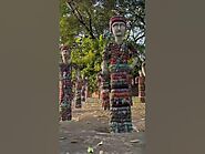 Chandigarh Rock Garden: A Masterpiece of Recycled Art and Creative Innovation | #travel #shorts