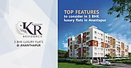 Top features to consider in 3 BHK luxury flats in Anantapur