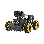 LewanSoul Raspberry Pi AI Vision Robot Car Kit Omnidirectional Mecanum Wheels Robot, 2DOF Pan Tilt Python Programming...
