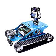 Yahboom Raspberry Pi 4 Robot Car with Camera Professional AI Starter Kit Programmable Electronic DIY Tank Robotic Kit...