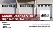 Garage Door Service High Desert, CA