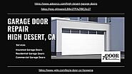 Garage Door Repair High Desert, CA