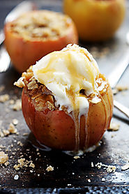 Apple Crisp Stuffed Baked Apples