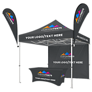 Showcase Your Brand with Our Custom Logo Tents!