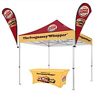 Get Noticed At Your Next Event with a Custom 10x10 Canopy Tent!