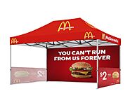Raise Your Brand's Visibility with Custom Printed Tents!