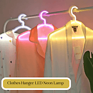 Elevate Your Décor with the Clothes Hanger LED Neon Lamp