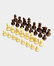 Chess Pieces for Chessnut Air Chess Set, Kings Height 6.8cm, 34 Piece Sensor Chips (2 extra queens included) (Plastic)