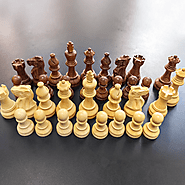 Regular wooden chess piece set for Chessnut Pro with built-in chip