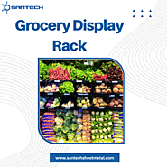 Grocery Display Rack by Santech Sheet Metal