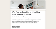 Why Your Air Conditioner Is Leaking Water Inside Your Home