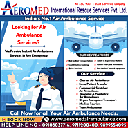 Book Aeromed Air Ambulance Service In Chennai - Picked Up From The Initial Location