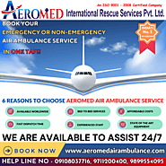 Book Aeromed Air Ambulance Service In Bangalore - Medical Tools And Bed-To-Bed Transportation Available