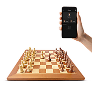 Chessnut Pro - Full sized wooden Electronic Chess Set with Regular chess pieces