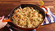 25-Minute Garlic Butter Shrimp Pasta - Wellfoodrecipes.com