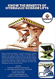 KNOW THE BENEFITS OF HYDRAULIC SCISSOR LIFTS