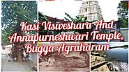 Kasi Visweshara and Annapurneshwari Temple Bugga Agraharam Nagari tirupati