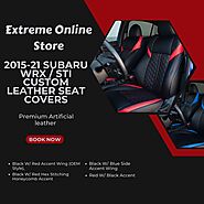 Buy Custom Leather Seat Covers for 2015-21 Subaru WRX / STI