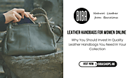 Shop Quality Leather Handbags for Women