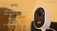Arlo subscription plans and cloud recording | +1-888-840-0059 | How do I subscribe to Arlo Smart?
