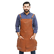 Multi Pocket Leather Apron For Professionals