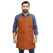 100% Genuine Leather Apron - Leather Work Apron