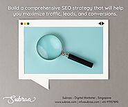 #1 SEO Agency Singapore | Up To 70% Off Marketing Services | Subraa Logo