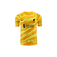 Liverpool 2023-24 yellow goalkeeper football shirt