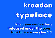 A free open source, geometric sans serif font, Kreadon Typeface – APaintingForTheArtist.com – Web Design Tutorials, 3...