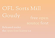 A free open source, display type font, OFL Sorts Mill Goudy – APaintingForTheArtist.com – Web Design Tutorials, 3D mo...