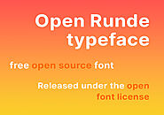 A free open source, rounded sans serif font, Open Runde Typeface – APaintingForTheArtist.com – Web Design Tutorials, ...