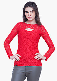 Buy Stylish Lace Tops From Faballey