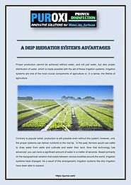 A Drip Irrigation System's Advantages... | PDF