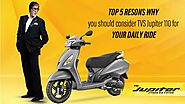 TVS Jupiter 110 The Perfect Blend for your Daily Ride