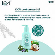 Baby Hair Oil enriched with Rosemary Leaves and coconut