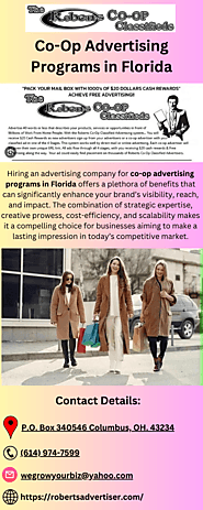 Join the Best Co-Op Advertising Programs in Florida