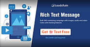 SMS Marketing - Rich Text Message