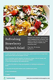 Refreshing Strawberry Spinach Salad