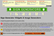 Sign Generator Fun, Over 500 Sign Generators