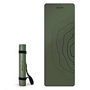 WEGYM Women's Yoga Mat 4 mm Large Exercise Mat for Home Workout Hot Yoga Olive Green…