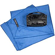 GEAR AID Quick Dry Microfiber Towel for The Gym, Travel and Camping, Cobalt, X-Large, 35"x62", XL (35”x62”) (68152)