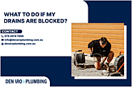 What to do if my drains are blocked?