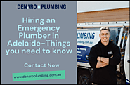 Hiring an Emergency Plumber in Adelaide — Things you need to know | by Denaro Plumbing | May, 2024 | Medium