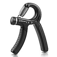 NIYIKOW Grip Strength Trainer, Hand Grip Strengthener, Adjustable Resistance 22-132Lbs (10-60kg), Non-Slip Gripper, P...