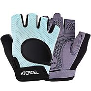 ATERCEL Weight Lifting Gloves Full Palm Protection, Workout Gloves for Gym, Cycling, Exercise, Breathable, Super Ligh...