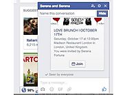 Join Facebook Events Directly via Desktop Messages?